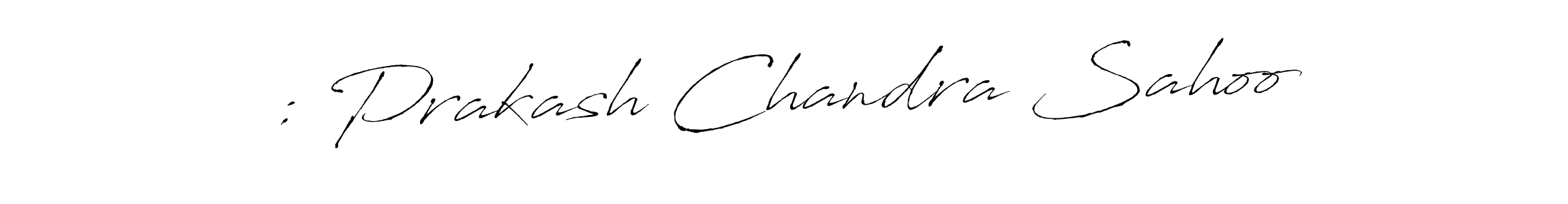 Create a beautiful signature design for name : Prakash Chandra Sahoo. With this signature (Antro_Vectra) fonts, you can make a handwritten signature for free. : Prakash Chandra Sahoo signature style 6 images and pictures png