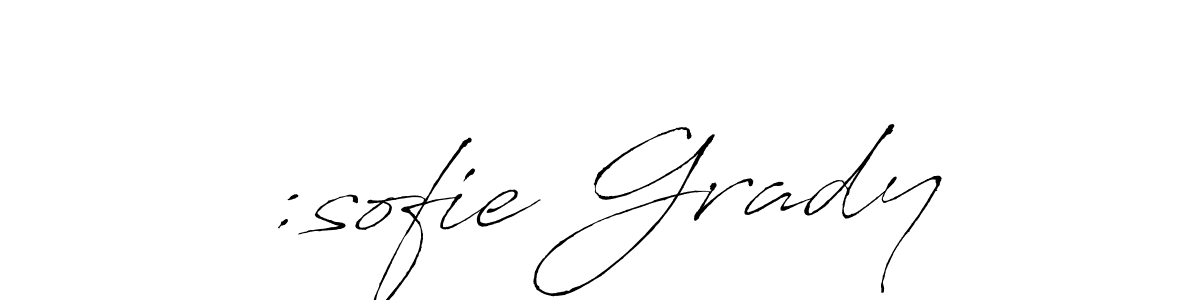 Similarly Antro_Vectra is the best handwritten signature design. Signature creator online .You can use it as an online autograph creator for name :sofie Grady. :sofie Grady signature style 6 images and pictures png