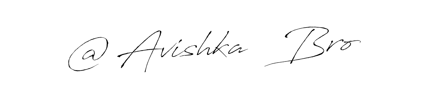 Use a signature maker to create a handwritten signature online. With this signature software, you can design (Antro_Vectra) your own signature for name @ Avishka   Bro. @ Avishka   Bro signature style 6 images and pictures png