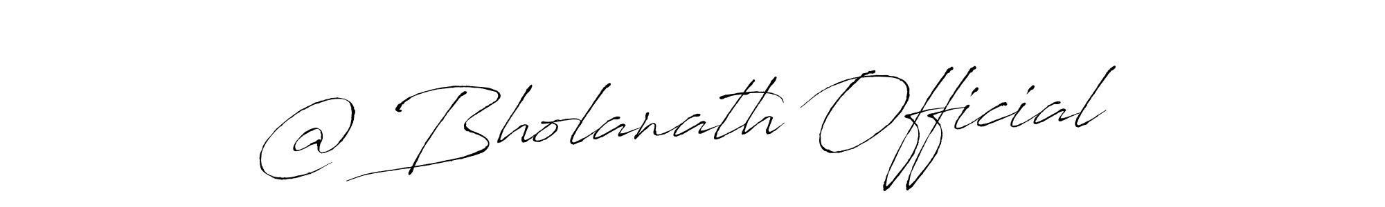 You should practise on your own different ways (Antro_Vectra) to write your name (@ Bholanath Official) in signature. don't let someone else do it for you. @ Bholanath Official signature style 6 images and pictures png