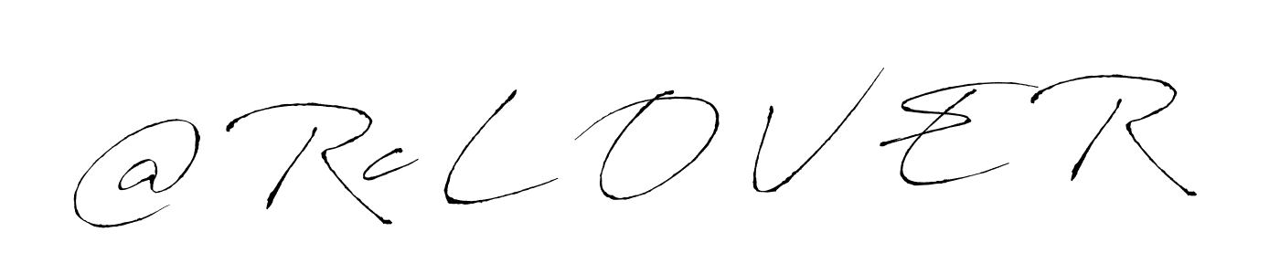 Here are the top 10 professional signature styles for the name @ Rc L O V E R. These are the best autograph styles you can use for your name. @ Rc L O V E R signature style 6 images and pictures png