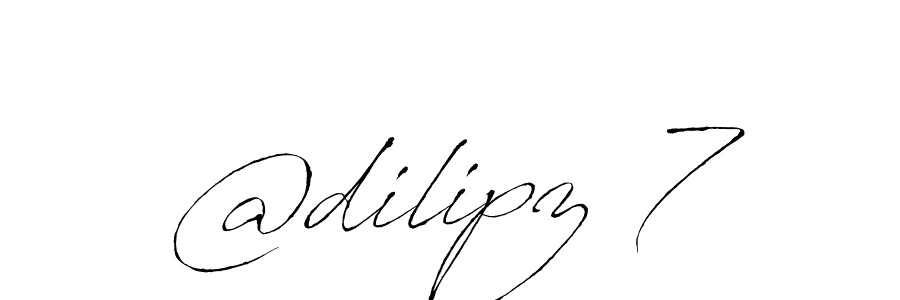 How to Draw @dilipz 7 signature style? Antro_Vectra is a latest design signature styles for name @dilipz 7. @dilipz 7 signature style 6 images and pictures png