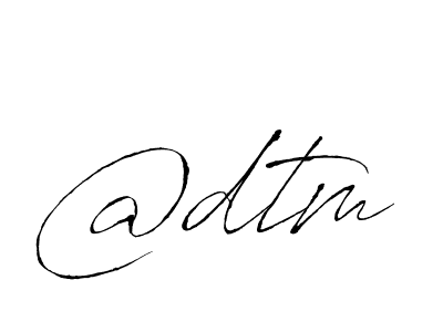 Make a beautiful signature design for name @dtm. Use this online signature maker to create a handwritten signature for free. @dtm signature style 6 images and pictures png