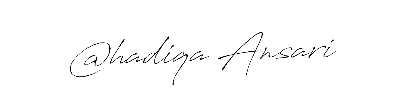 Also You can easily find your signature by using the search form. We will create @hadiqa Ansari name handwritten signature images for you free of cost using Antro_Vectra sign style. @hadiqa Ansari signature style 6 images and pictures png