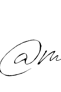 How to make @m name signature. Use Antro_Vectra style for creating short signs online. This is the latest handwritten sign. @m signature style 6 images and pictures png
