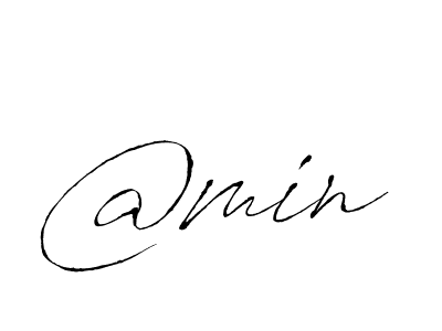 Use a signature maker to create a handwritten signature online. With this signature software, you can design (Antro_Vectra) your own signature for name @min. @min signature style 6 images and pictures png