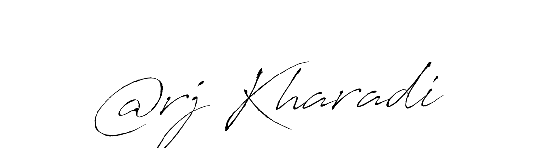 Similarly Antro_Vectra is the best handwritten signature design. Signature creator online .You can use it as an online autograph creator for name @rj Kharadi. @rj Kharadi signature style 6 images and pictures png