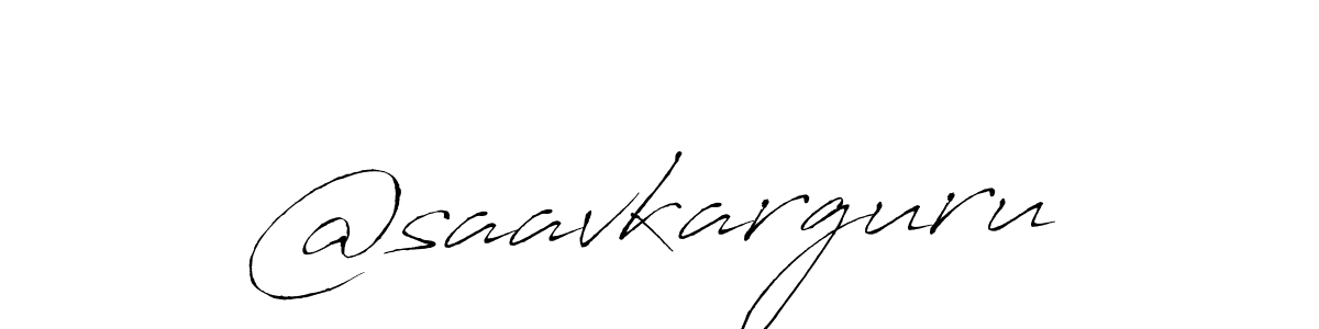 Design your own signature with our free online signature maker. With this signature software, you can create a handwritten (Antro_Vectra) signature for name @saavkarguru. @saavkarguru signature style 6 images and pictures png
