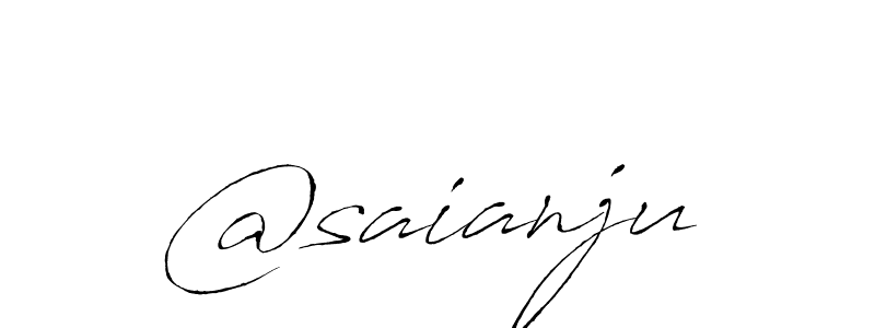 It looks lik you need a new signature style for name @saianju. Design unique handwritten (Antro_Vectra) signature with our free signature maker in just a few clicks. @saianju signature style 6 images and pictures png