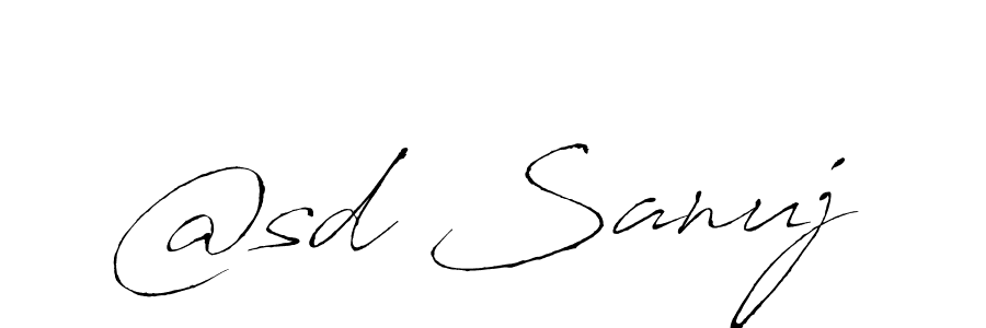 How to Draw @sd Sanuj signature style? Antro_Vectra is a latest design signature styles for name @sd Sanuj. @sd Sanuj signature style 6 images and pictures png