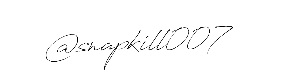 if you are searching for the best signature style for your name @snapkill007. so please give up your signature search. here we have designed multiple signature styles  using Antro_Vectra. @snapkill007 signature style 6 images and pictures png
