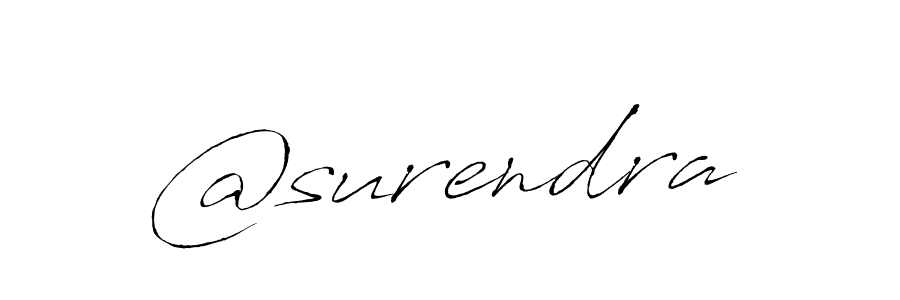 if you are searching for the best signature style for your name @surendra. so please give up your signature search. here we have designed multiple signature styles  using Antro_Vectra. @surendra signature style 6 images and pictures png