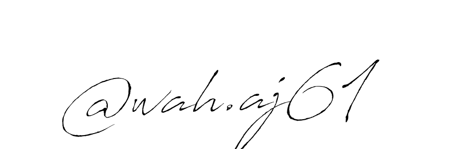 @wah.aj61 stylish signature style. Best Handwritten Sign (Antro_Vectra) for my name. Handwritten Signature Collection Ideas for my name @wah.aj61. @wah.aj61 signature style 6 images and pictures png