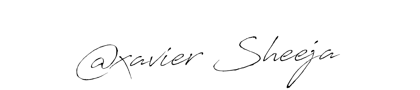 Similarly Antro_Vectra is the best handwritten signature design. Signature creator online .You can use it as an online autograph creator for name @xavier Sheeja. @xavier Sheeja signature style 6 images and pictures png