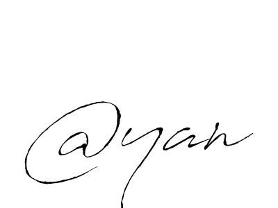 Antro_Vectra is a professional signature style that is perfect for those who want to add a touch of class to their signature. It is also a great choice for those who want to make their signature more unique. Get @yan name to fancy signature for free. @yan signature style 6 images and pictures png