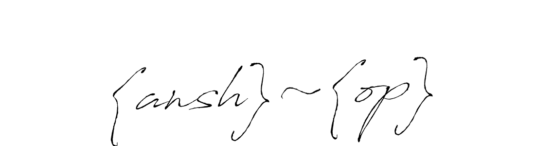 Make a beautiful signature design for name {ansh}~{op}. Use this online signature maker to create a handwritten signature for free. {ansh}~{op} signature style 6 images and pictures png