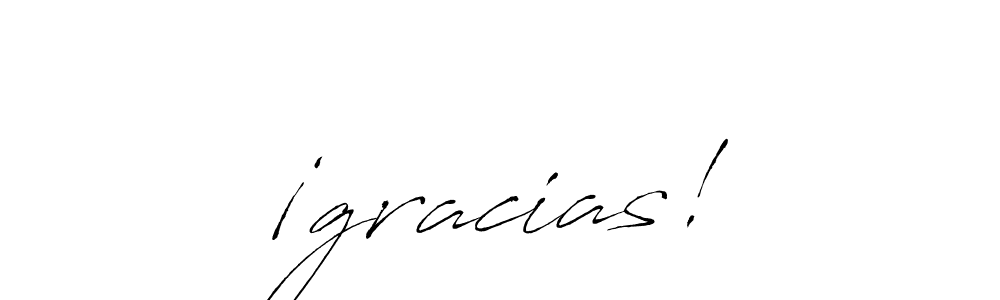 This is the best signature style for the ¡gracias! name. Also you like these signature font (Antro_Vectra). Mix name signature. ¡gracias! signature style 6 images and pictures png