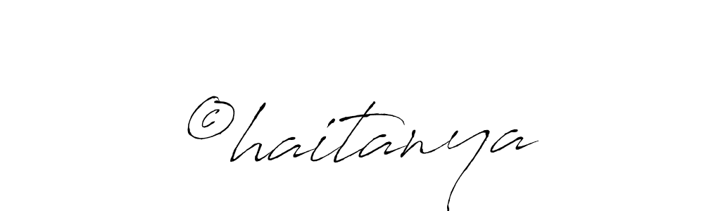 Also we have ©haitanya name is the best signature style. Create professional handwritten signature collection using Antro_Vectra autograph style. ©haitanya signature style 6 images and pictures png