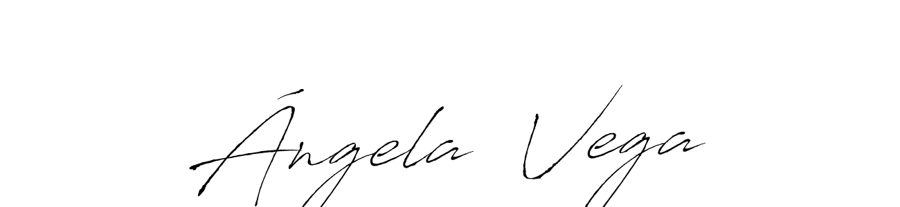 Similarly Antro_Vectra is the best handwritten signature design. Signature creator online .You can use it as an online autograph creator for name Ángela  Vega. Ángela  Vega signature style 6 images and pictures png