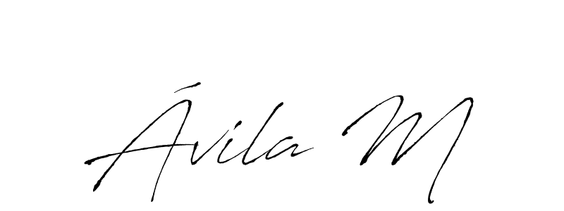 Antro_Vectra is a professional signature style that is perfect for those who want to add a touch of class to their signature. It is also a great choice for those who want to make their signature more unique. Get Ávila M name to fancy signature for free. Ávila M signature style 6 images and pictures png