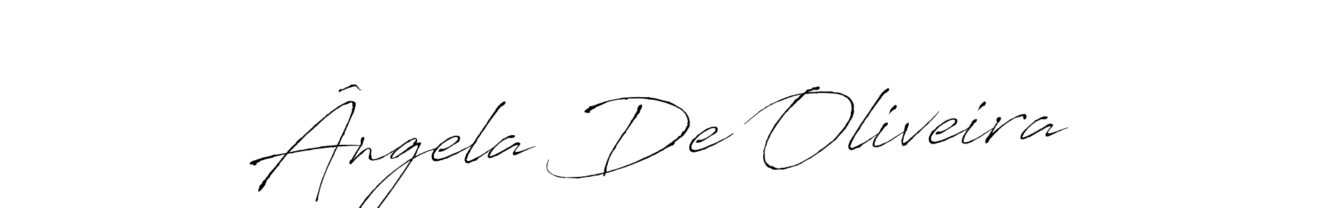 How to make Ângela De Oliveira signature? Antro_Vectra is a professional autograph style. Create handwritten signature for Ângela De Oliveira name. Ângela De Oliveira signature style 6 images and pictures png