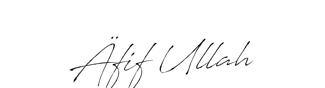 Use a signature maker to create a handwritten signature online. With this signature software, you can design (Antro_Vectra) your own signature for name Äfif Ullah. Äfif Ullah signature style 6 images and pictures png