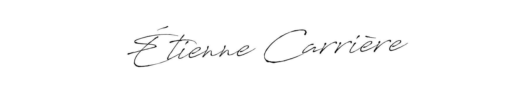 Create a beautiful signature design for name Étienne Carrière. With this signature (Antro_Vectra) fonts, you can make a handwritten signature for free. Étienne Carrière signature style 6 images and pictures png