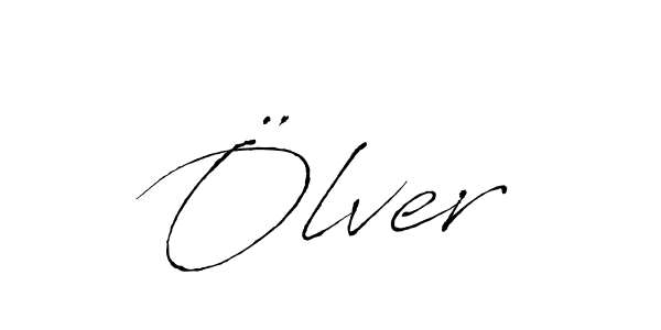 Antro_Vectra is a professional signature style that is perfect for those who want to add a touch of class to their signature. It is also a great choice for those who want to make their signature more unique. Get Ölver name to fancy signature for free. Ölver signature style 6 images and pictures png