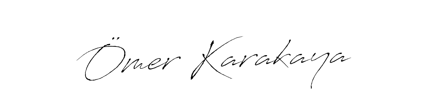 Also we have Ömer Karakaya name is the best signature style. Create professional handwritten signature collection using Antro_Vectra autograph style. Ömer Karakaya signature style 6 images and pictures png