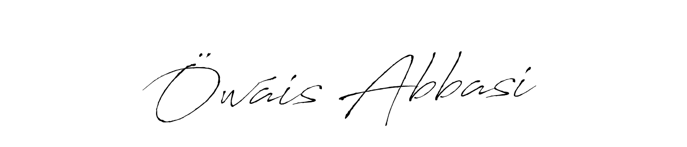 How to make Öwáis Abbasi name signature. Use Antro_Vectra style for creating short signs online. This is the latest handwritten sign. Öwáis Abbasi signature style 6 images and pictures png