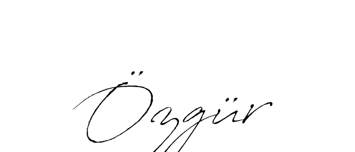 Create a beautiful signature design for name Özgür. With this signature (Antro_Vectra) fonts, you can make a handwritten signature for free. Özgür signature style 6 images and pictures png