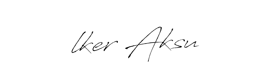 if you are searching for the best signature style for your name İlker Aksu. so please give up your signature search. here we have designed multiple signature styles  using Antro_Vectra. İlker Aksu signature style 6 images and pictures png