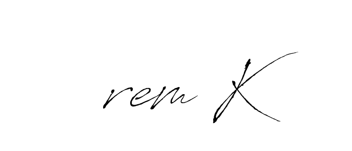 Similarly Antro_Vectra is the best handwritten signature design. Signature creator online .You can use it as an online autograph creator for name İrem K. İrem K signature style 6 images and pictures png