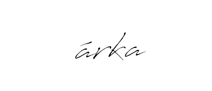 Make a beautiful signature design for name Šárka. Use this online signature maker to create a handwritten signature for free. Šárka signature style 6 images and pictures png