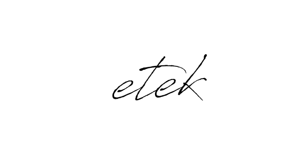 How to make Šetek name signature. Use Antro_Vectra style for creating short signs online. This is the latest handwritten sign. Šetek signature style 6 images and pictures png