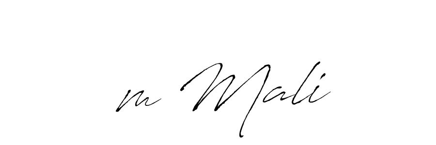 Antro_Vectra is a professional signature style that is perfect for those who want to add a touch of class to their signature. It is also a great choice for those who want to make their signature more unique. Get ओm Mali name to fancy signature for free. ओm Mali signature style 6 images and pictures png