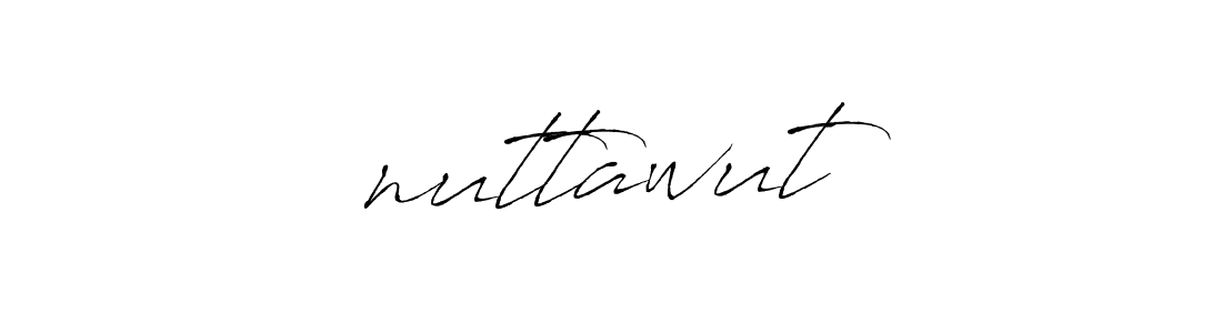 Make a beautiful signature design for name ์nuttawut. With this signature (Antro_Vectra) style, you can create a handwritten signature for free. ์nuttawut signature style 6 images and pictures png