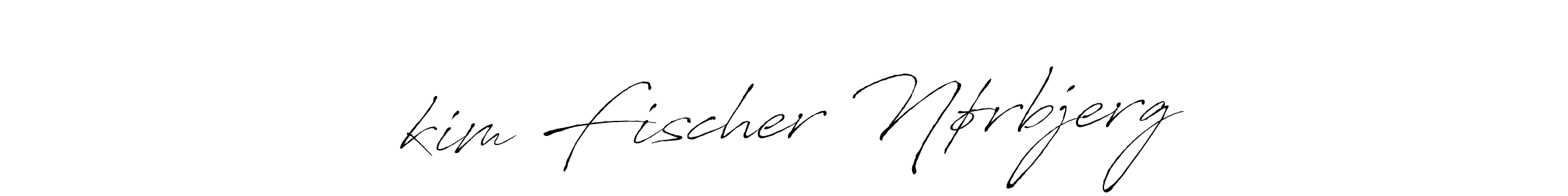 if you are searching for the best signature style for your name ​kim Fischer Nørbjerg. so please give up your signature search. here we have designed multiple signature styles  using Antro_Vectra. ​kim Fischer Nørbjerg signature style 6 images and pictures png