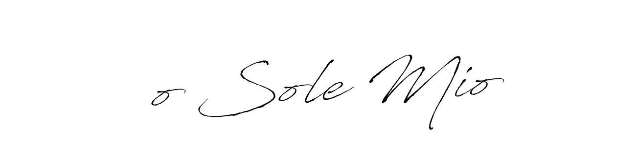 How to Draw ‘o Sole Mio signature style? Antro_Vectra is a latest design signature styles for name ‘o Sole Mio. ‘o Sole Mio signature style 6 images and pictures png