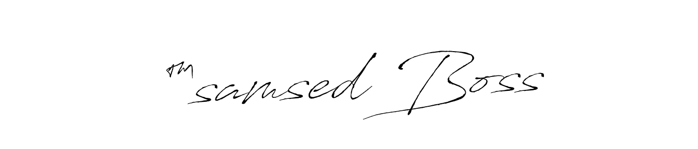The best way (Antro_Vectra) to make a short signature is to pick only two or three words in your name. The name ™samsed Boss include a total of six letters. For converting this name. ™samsed Boss signature style 6 images and pictures png