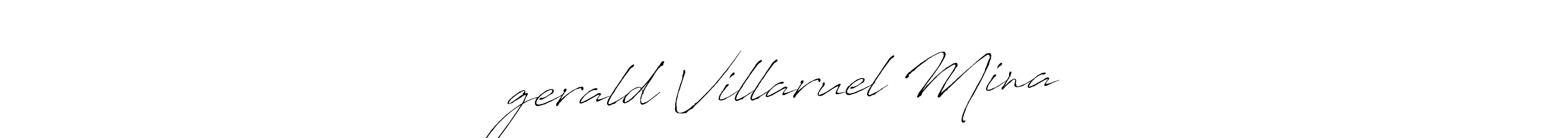 Use a signature maker to create a handwritten signature online. With this signature software, you can design (Antro_Vectra) your own signature for name ★•gerald Villaruel Mina •★. ★•gerald Villaruel Mina •★ signature style 6 images and pictures png