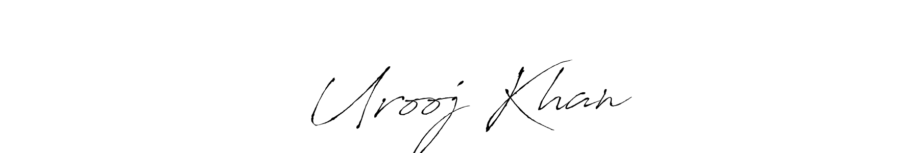 Design your own signature with our free online signature maker. With this signature software, you can create a handwritten (Antro_Vectra) signature for name ♡ Urooj Khan ♡. ♡ Urooj Khan ♡ signature style 6 images and pictures png