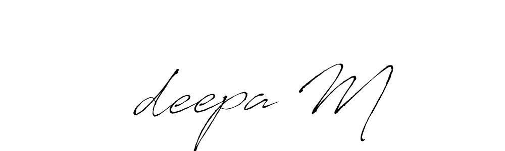 Use a signature maker to create a handwritten signature online. With this signature software, you can design (Antro_Vectra) your own signature for name ✨deepa M. ✨deepa M signature style 6 images and pictures png