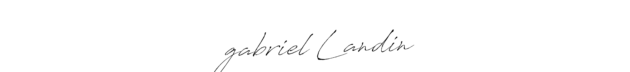 Antro_Vectra is a professional signature style that is perfect for those who want to add a touch of class to their signature. It is also a great choice for those who want to make their signature more unique. Get ❤️gabriel Landin❤️ name to fancy signature for free. ❤️gabriel Landin❤️ signature style 6 images and pictures png