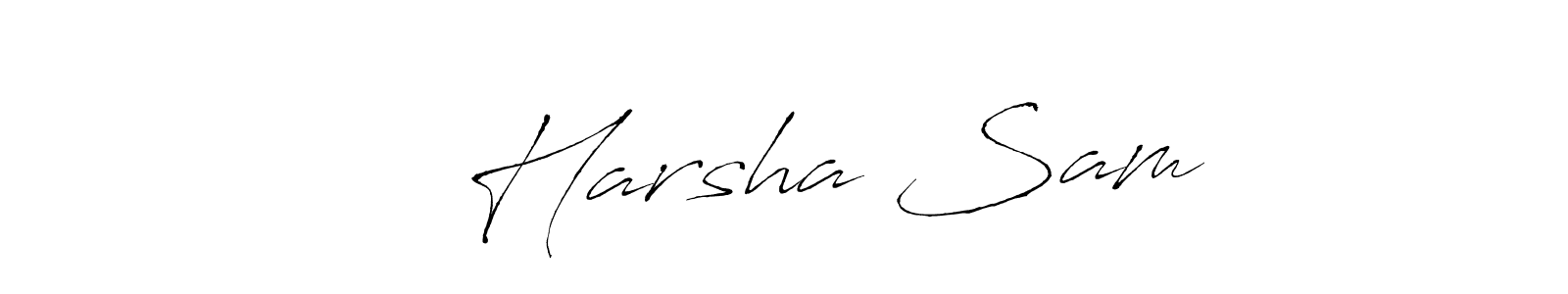 How to make ➳͢ Harsha Sam name signature. Use Antro_Vectra style for creating short signs online. This is the latest handwritten sign. ➳͢ Harsha Sam signature style 6 images and pictures png