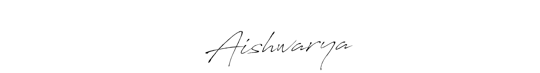 Design your own signature with our free online signature maker. With this signature software, you can create a handwritten (Antro_Vectra) signature for name ꧁♛ Aishwarya♛꧂. ꧁♛ Aishwarya♛꧂ signature style 6 images and pictures png