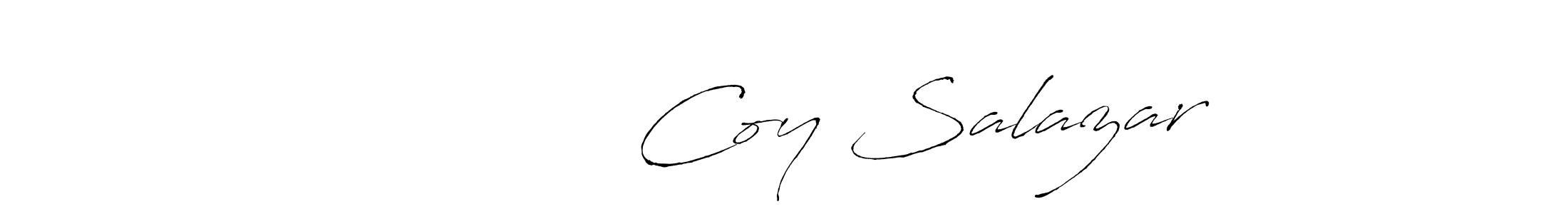 Check out images of Autograph of            Coy Salazar name. Actor            Coy Salazar Signature Style. Antro_Vectra is a professional sign style online.            Coy Salazar signature style 6 images and pictures png