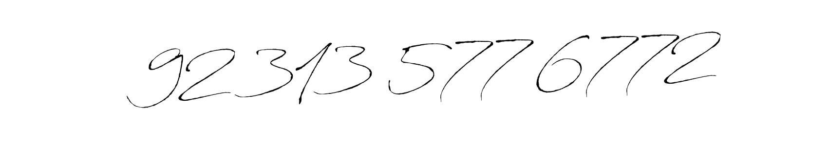 Use a signature maker to create a handwritten signature online. With this signature software, you can design (Antro_Vectra) your own signature for name   92 313 577 6772.   92 313 577 6772 signature style 6 images and pictures png