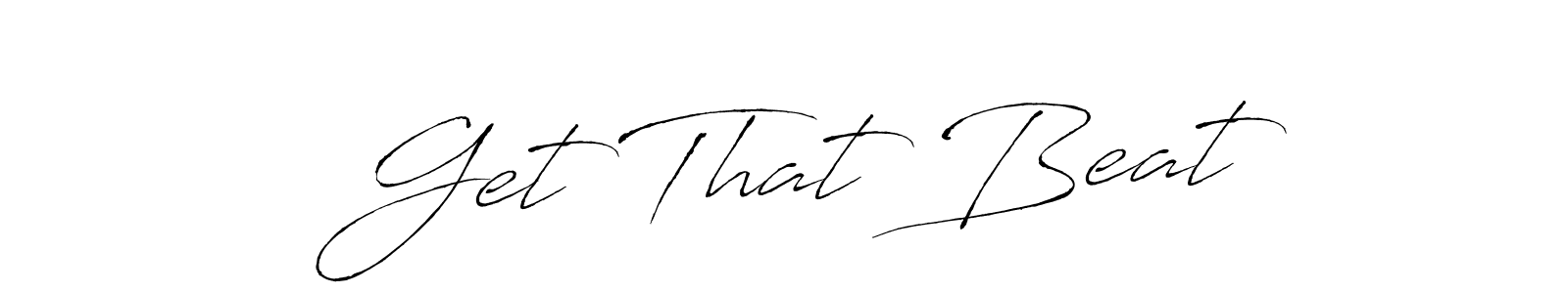 This is the best signature style for the   Get That Beat  name. Also you like these signature font (Antro_Vectra). Mix name signature.   Get That Beat  signature style 6 images and pictures png