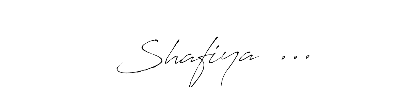 Design your own signature with our free online signature maker. With this signature software, you can create a handwritten (Antro_Vectra) signature for name   Shafiya  ....   Shafiya  ... signature style 6 images and pictures png